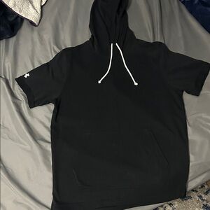 Under Armor Black hooded t shirt